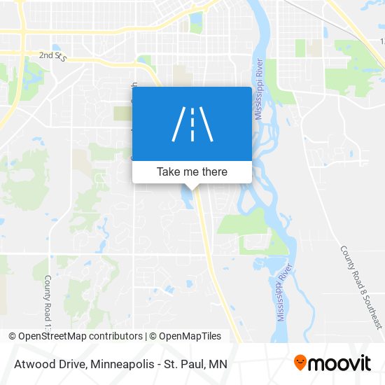 Mapa de Atwood Drive