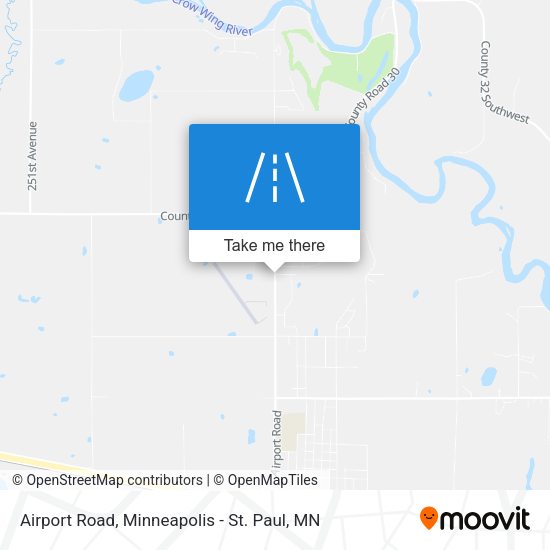 Airport Road map