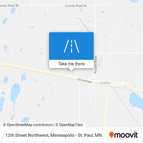 12th Street Northwest map