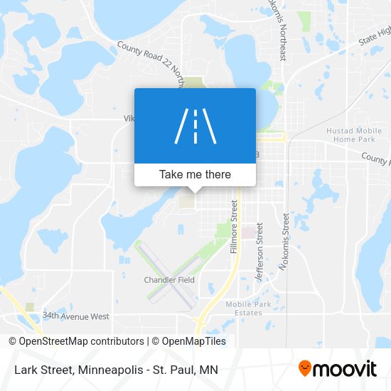 Lark Street map