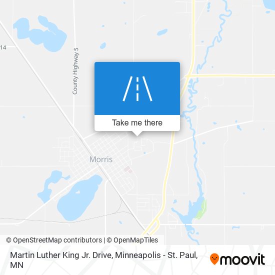 Martin Luther King Jr. Drive map