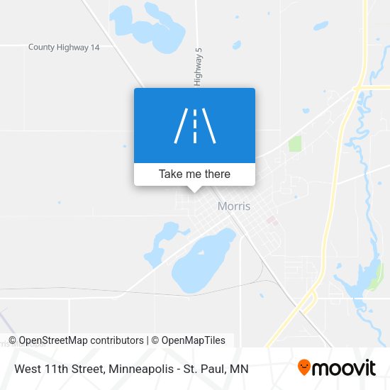 Mapa de West 11th Street
