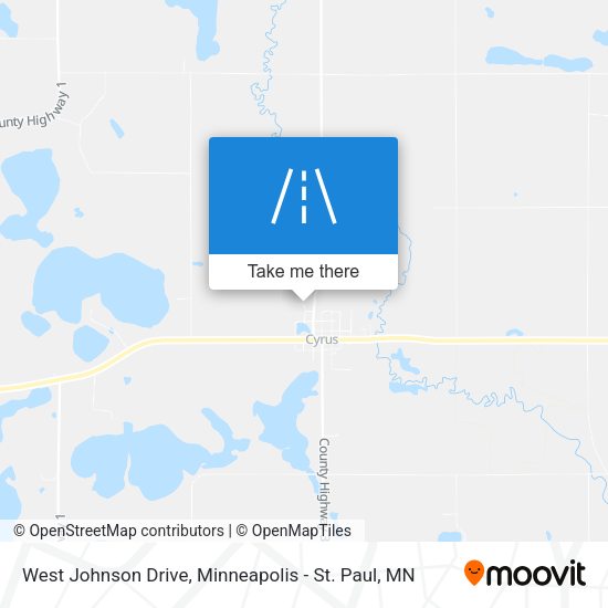 West Johnson Drive map