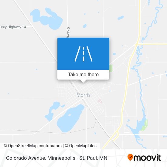 Mapa de Colorado Avenue