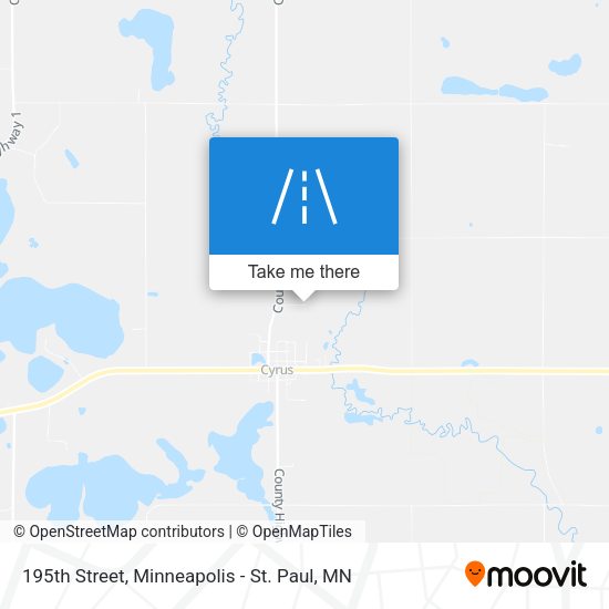 195th Street map