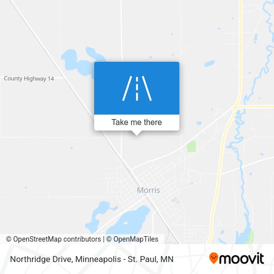 Northridge Drive map