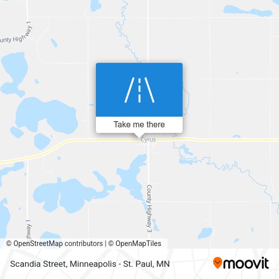 Scandia Street map