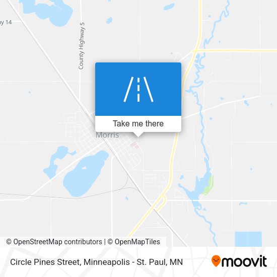 Mapa de Circle Pines Street