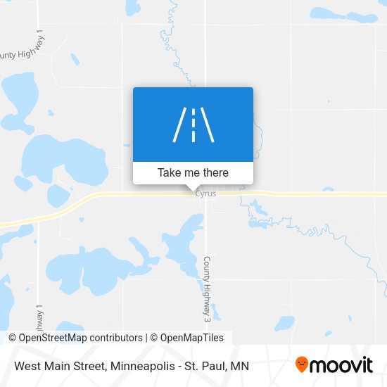 West Main Street map