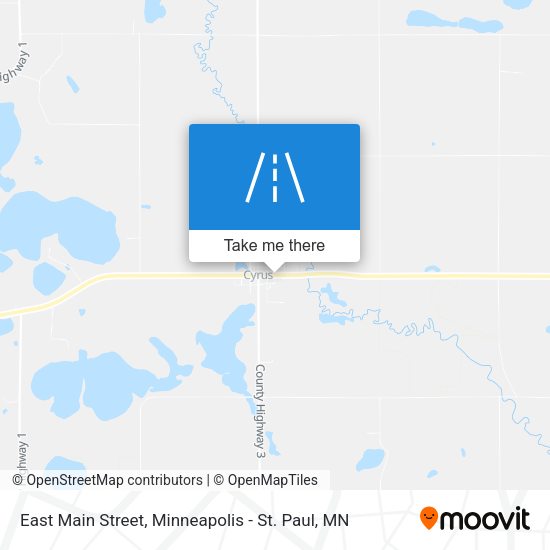 East Main Street map