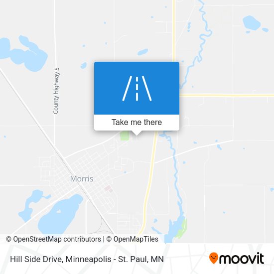 Mapa de Hill Side Drive