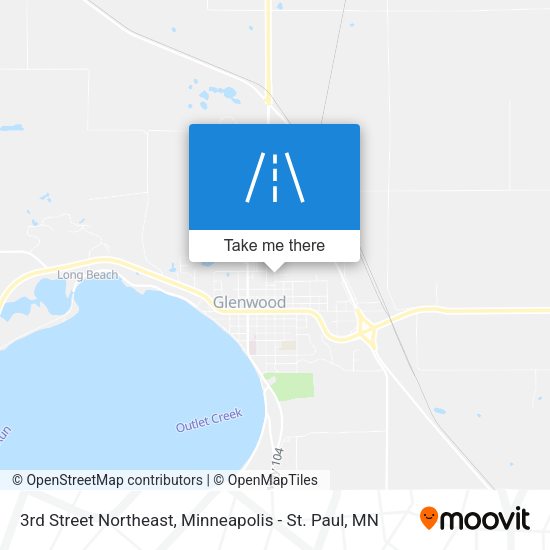 Mapa de 3rd Street Northeast