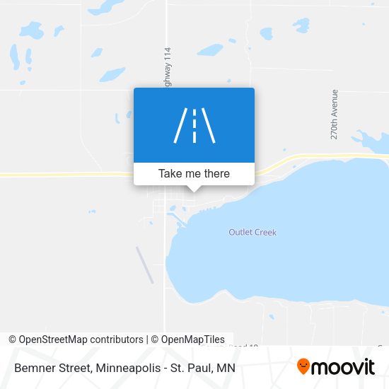 Bemner Street map