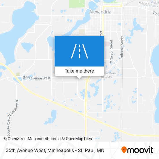 35th Avenue West map