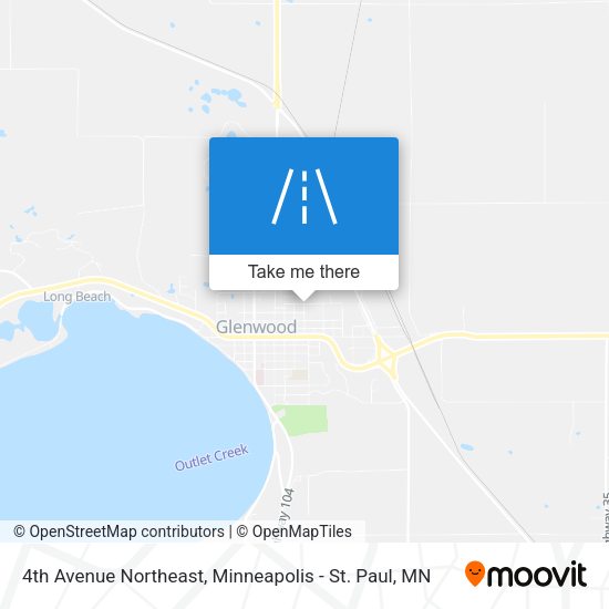 Mapa de 4th Avenue Northeast