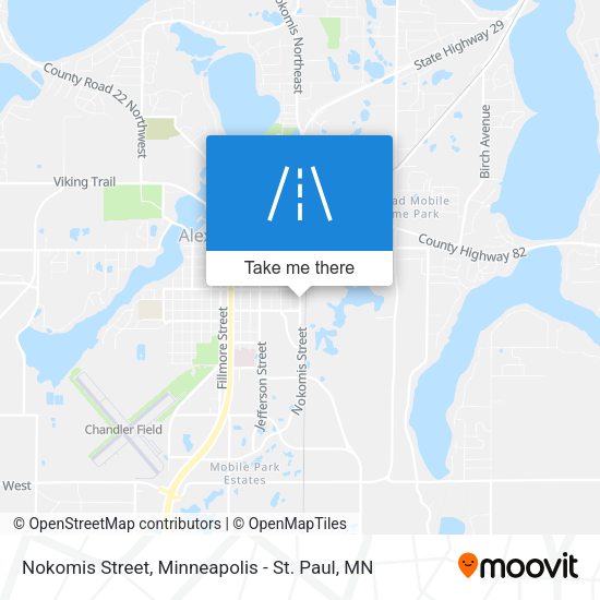 Nokomis Street map