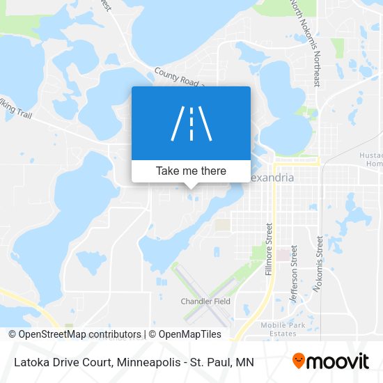 Mapa de Latoka Drive Court