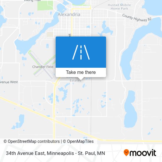 Mapa de 34th Avenue East