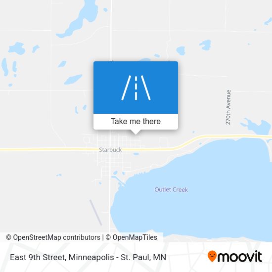 East 9th Street map