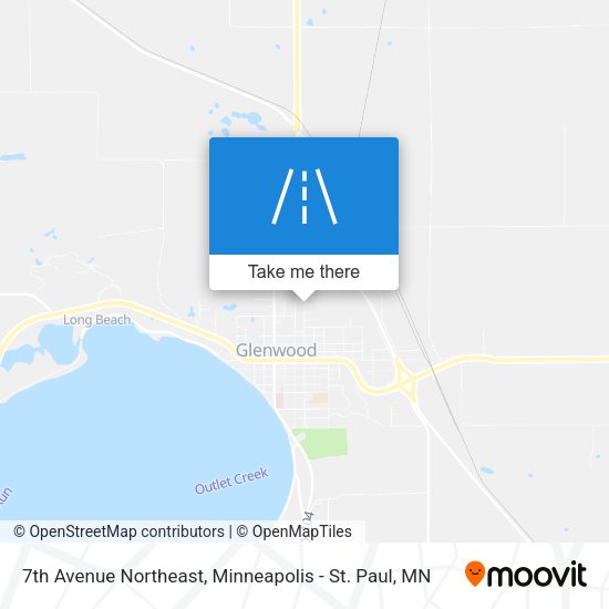 7th Avenue Northeast map