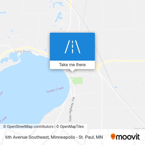 6th Avenue Southeast map