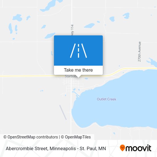 Mapa de Abercrombie Street