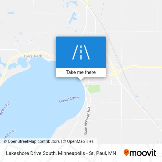 Mapa de Lakeshore Drive South