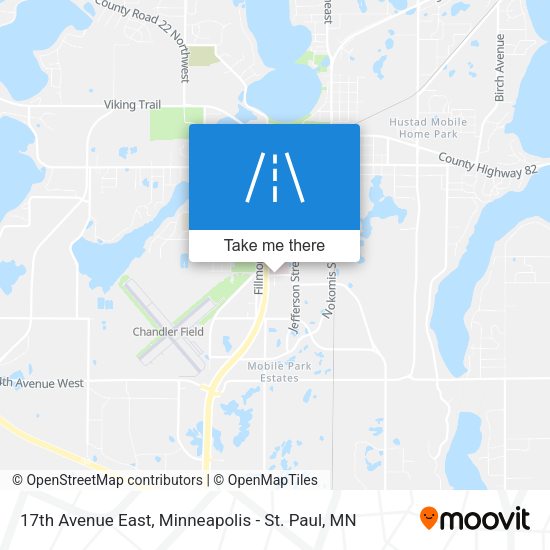Mapa de 17th Avenue East