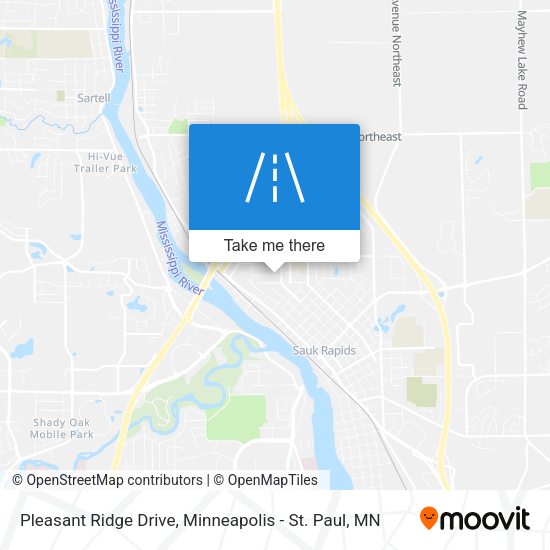 Mapa de Pleasant Ridge Drive