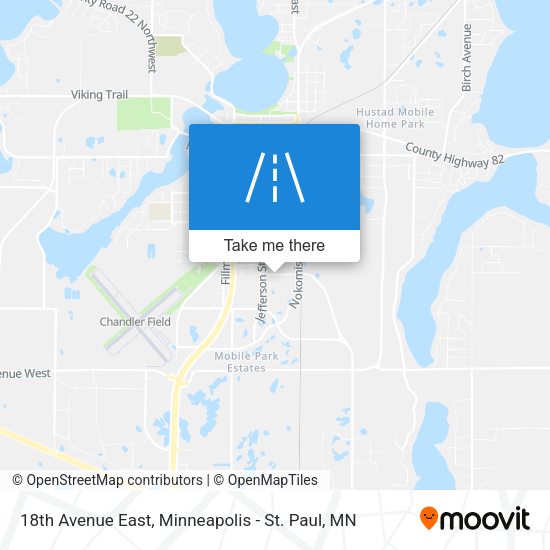18th Avenue East map