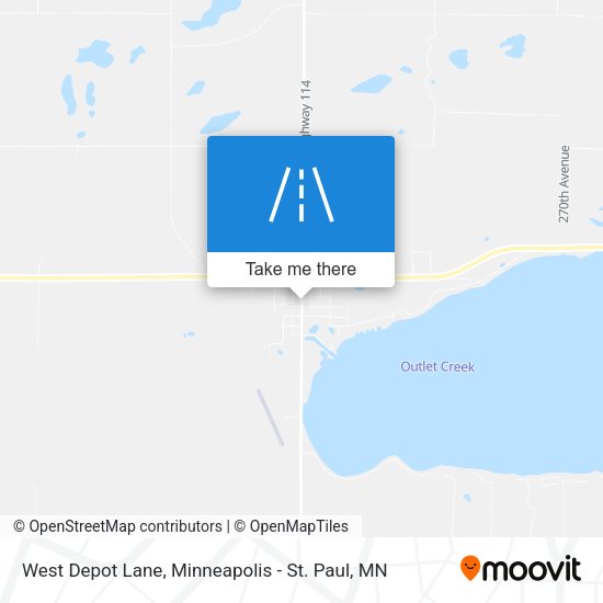 Mapa de West Depot Lane