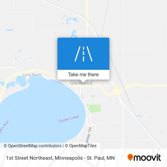 Mapa de 1st Street Northeast