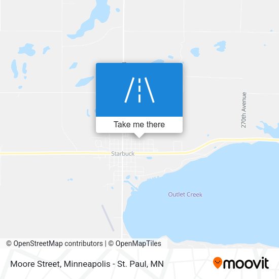 Moore Street map