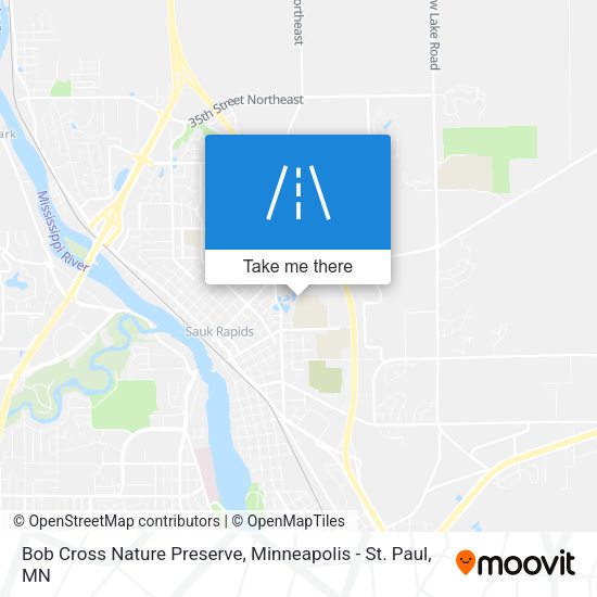 Mapa de Bob Cross Nature Preserve
