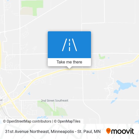 31st Avenue Northeast map