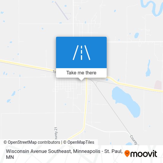 Mapa de Wisconsin Avenue Southeast