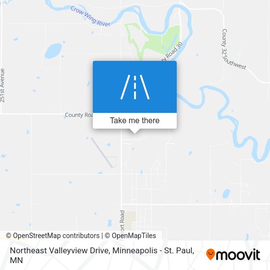 Northeast Valleyview Drive map