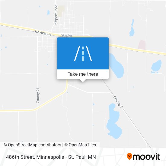 Mapa de 486th Street