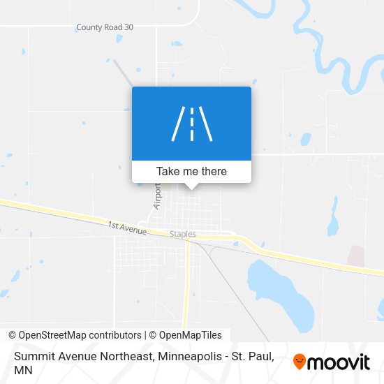 Mapa de Summit Avenue Northeast
