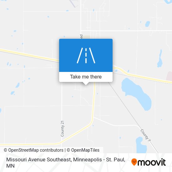 Mapa de Missouri Avenue Southeast