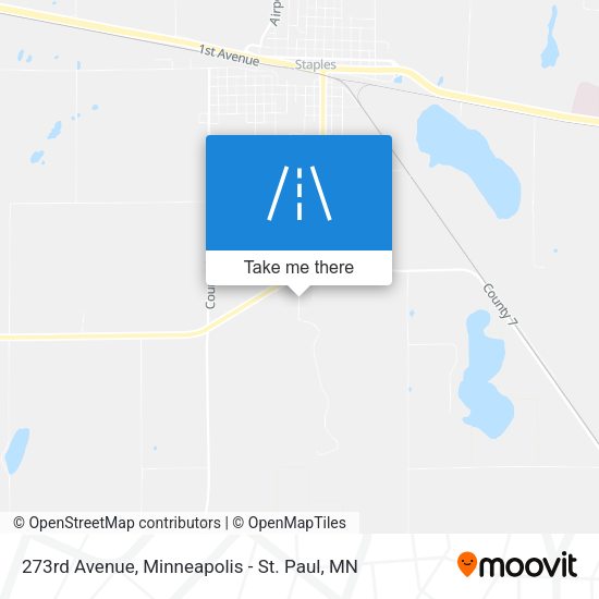 273rd Avenue map