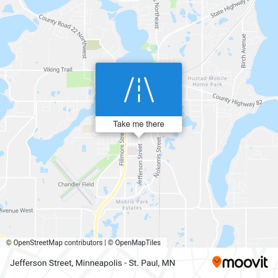 Jefferson Street map