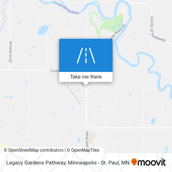Mapa de Legacy Gardens Pathway
