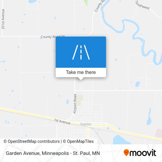 Garden Avenue map