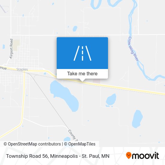 Mapa de Township Road 56
