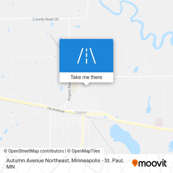 Mapa de Autumn Avenue Northeast
