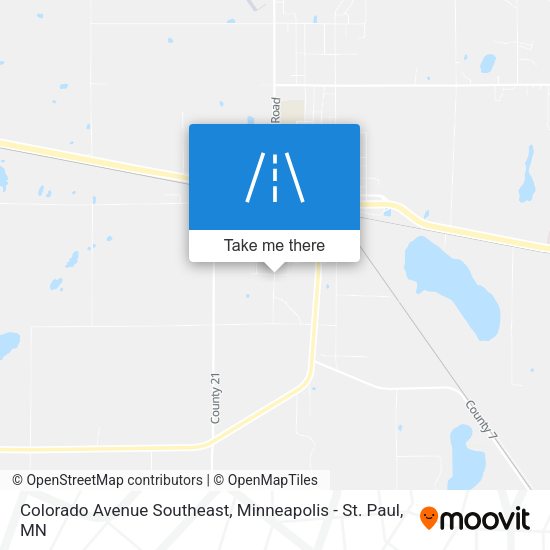 Colorado Avenue Southeast map