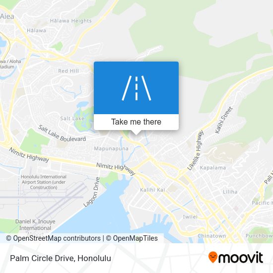 Mapa de Palm Circle Drive
