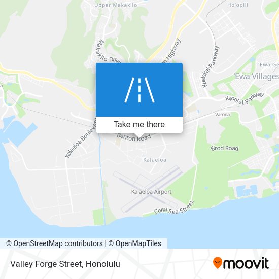 Valley Forge Street map
