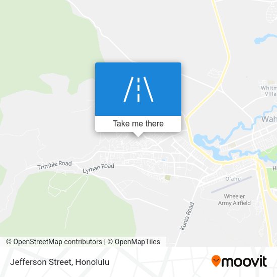 Jefferson Street map
